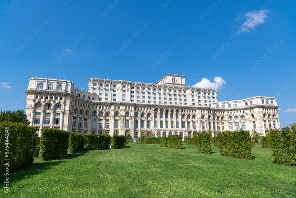Palace of the Parliament in Bucharest (Romania)