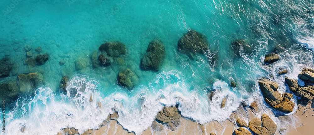 Φωτογραφία wallpaper of an aerial view photography of ocean and shore