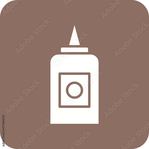 Liquid Glue Line Color Icon