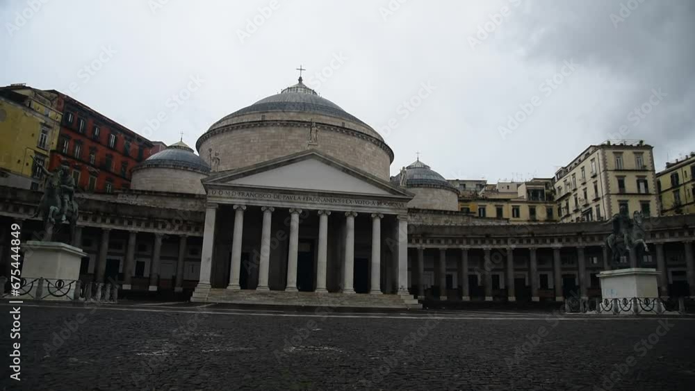 View of Piazza del Plebiscito at dawn View of Piazza del Plebiscito at dawn