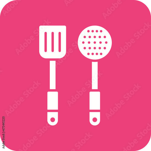 Spatula Line Color Icon