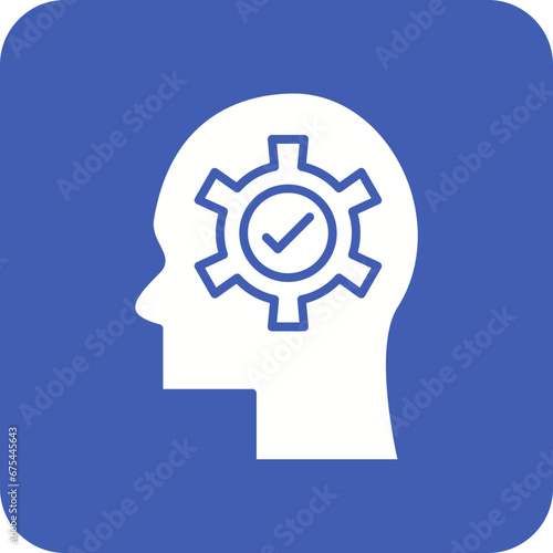 Cognitive Line Color Icon
