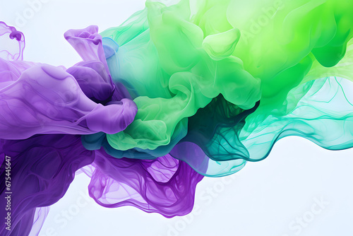 Splash of color ink. Abstract background generativ ai