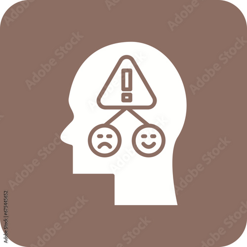 Emotion Factors Line Color Icon