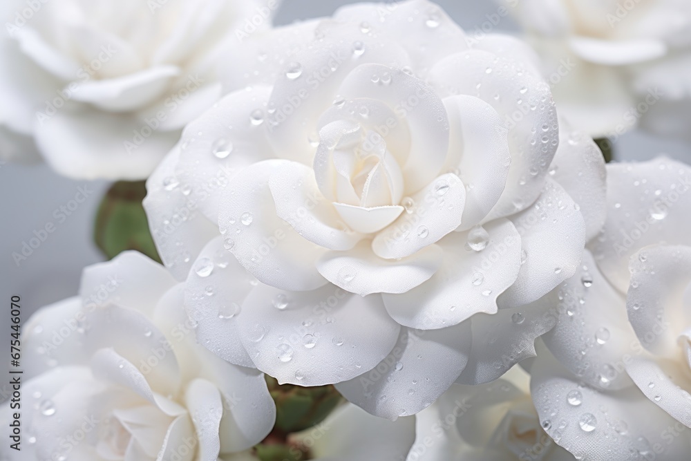 White rose closeup White rose closeup