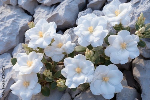 White rose closeup