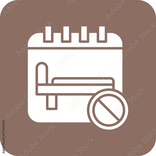 Overbooked Line Color Icon