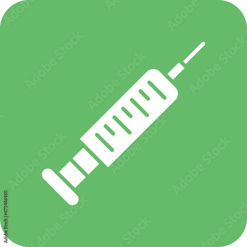 Syringe Line Color Icon