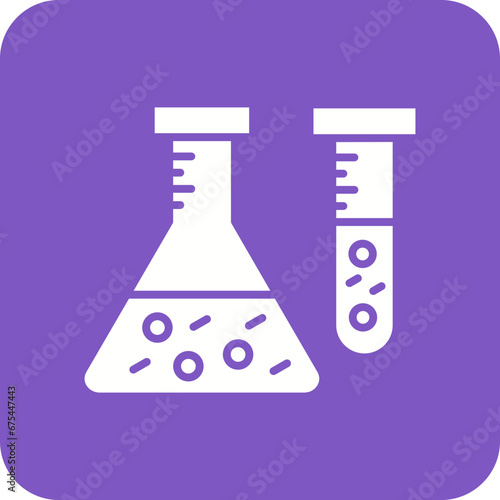 Chemical Line Color Icon