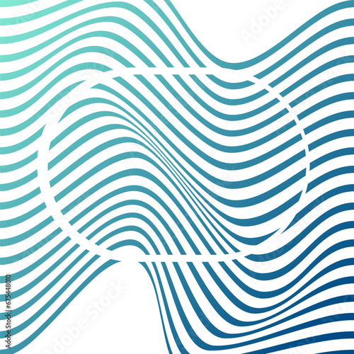 ABSTRACT COLORFUL WAVY LINE PATTERN GRADIENT BLUE COLOR BACKGROUND. COVER DESIGN  POSTER