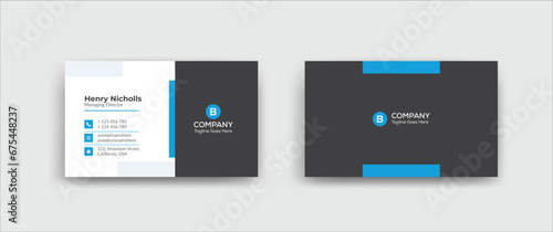 Creative Corporate Business Card Design Template
