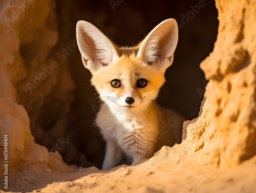Fennec Fox, Desert's Cutest Inhabitant, Generative AI © Niko