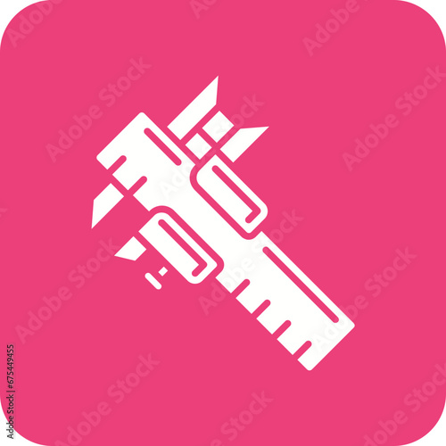 Vernier Caliper Line Color Icon
