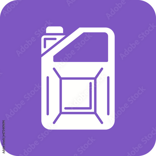 Jerrycan Line Color Icon