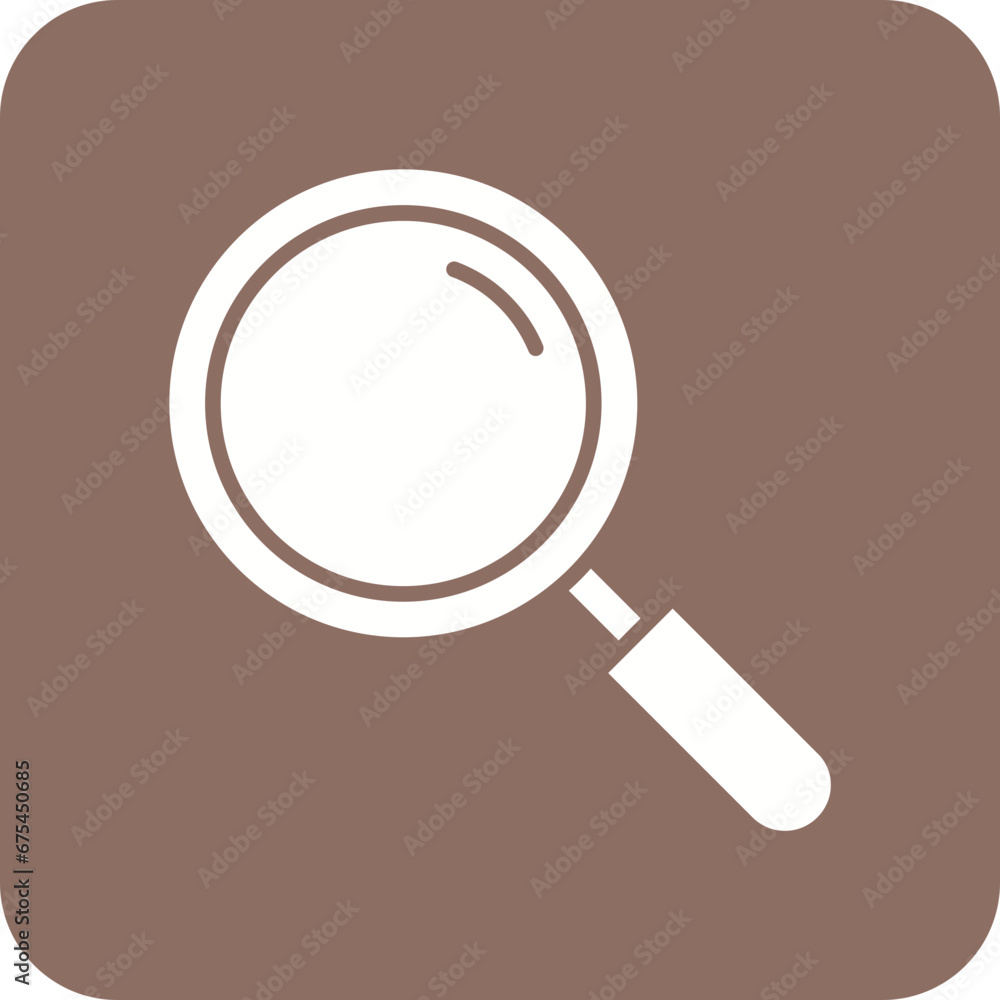 Magnifying Glass Line Color Icon Magnifying Glass Line Color Icon