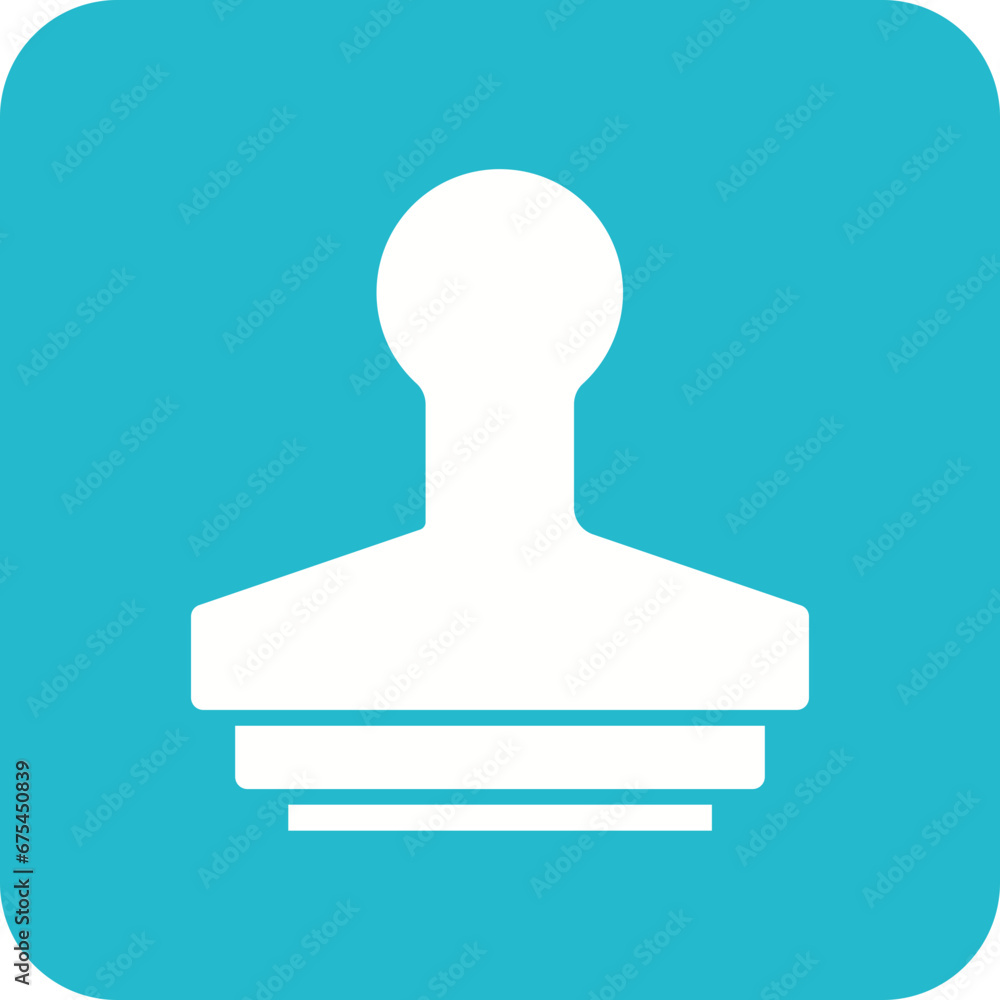 Stamp Line Color Icon Stamp Line Color Icon