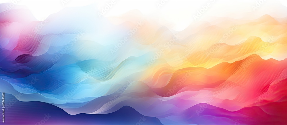 The colorful background design inspired by nature showcases a stunning ...