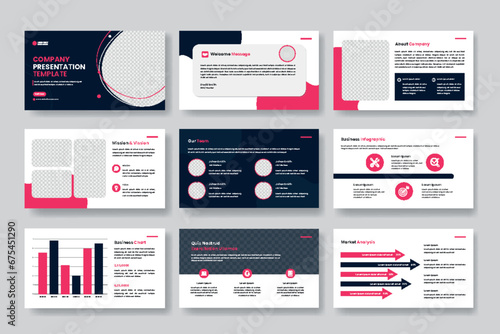 Multipurpose business powerpoint presentation templates. Use in Presentation, flyer and leaflet, corporate report, marketing, advertising, annual report, banner, infographics