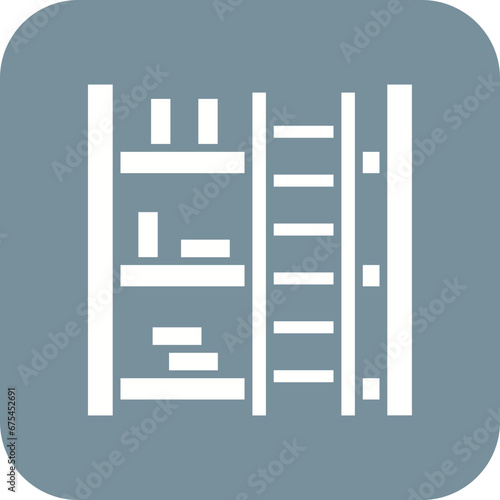 Library Ladder Line Color Icon