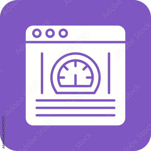 Performance Line Color Icon