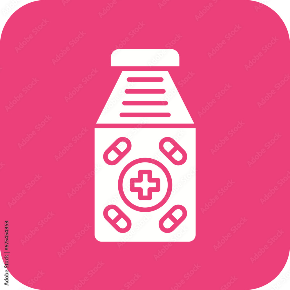 Antibiotic Line Color Icon Antibiotic Line Color Icon