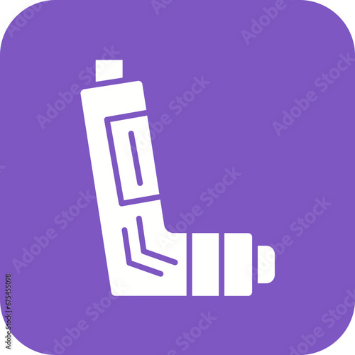 Inhaler Line Color Icon