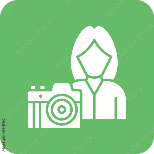 Cameraman Line Color Icon