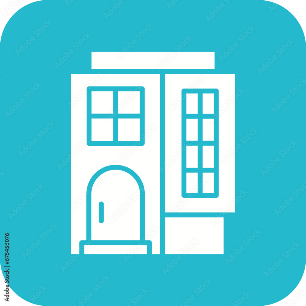 Apartments Line Color Icon Apartments Line Color Icon