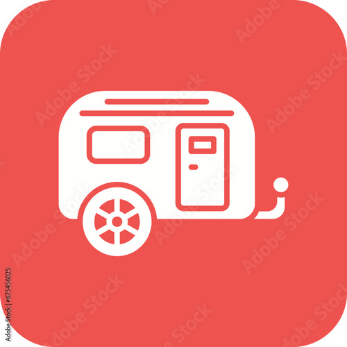 Free Download Caravan Line Color Icon - GFXLoad