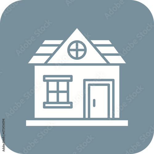 Guest House Line Color Icon