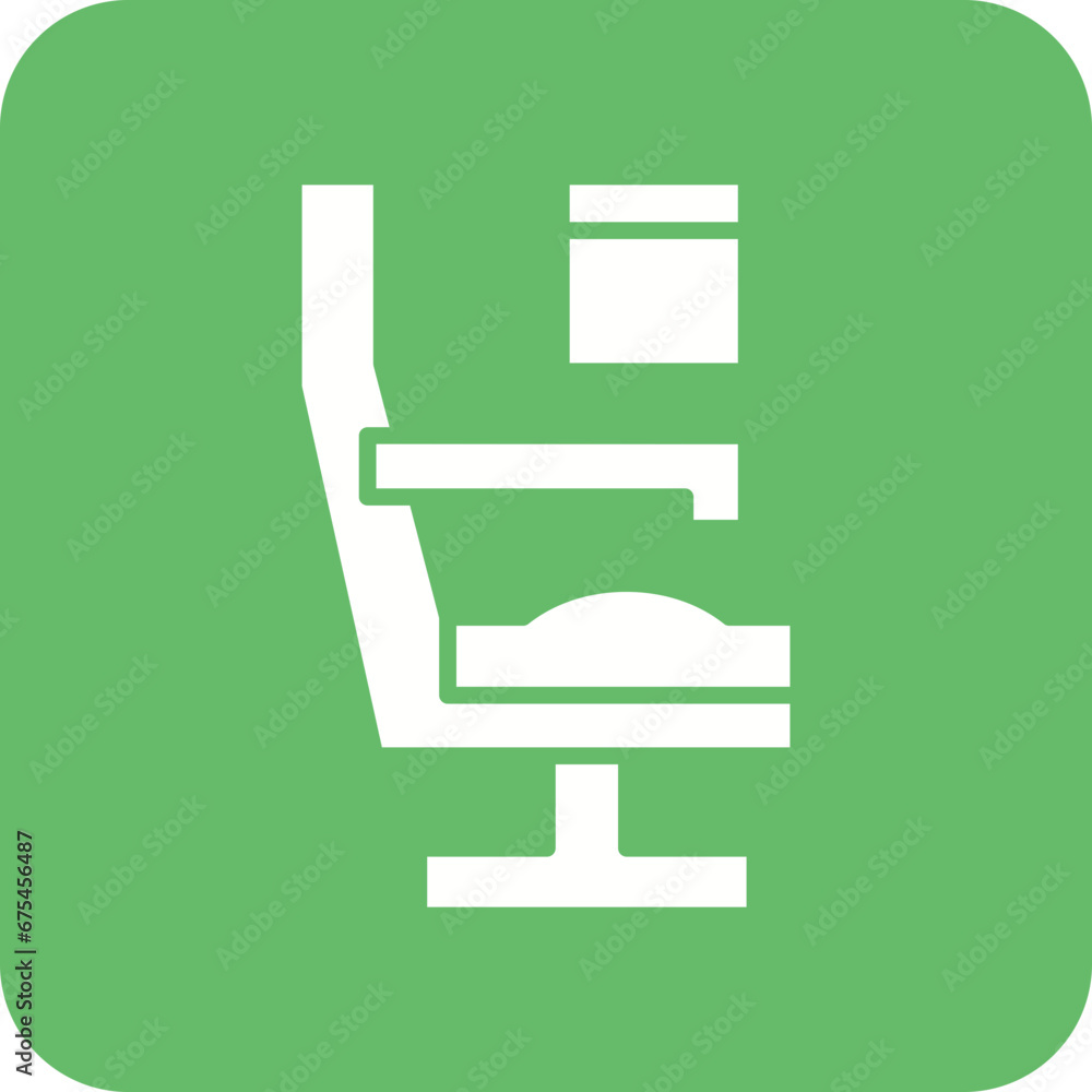 Airplane Seat Line Color Icon Airplane Seat Line Color Icon