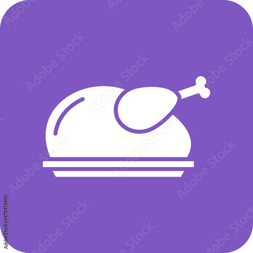 Turkey Line Color Icon