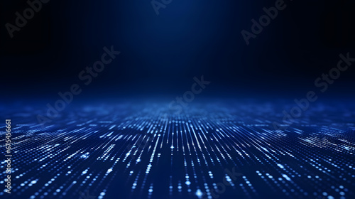 Tech Flow Nexus: Blue Background Streams 