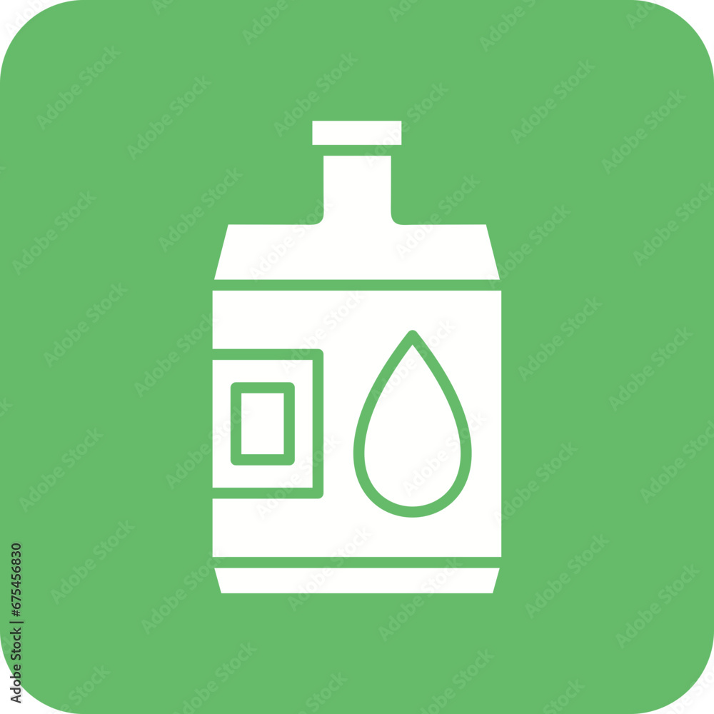 Water Canteen Line Color Icon Water Canteen Line Color Icon