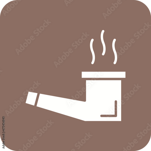 Smoking Pipe Line Color Icon