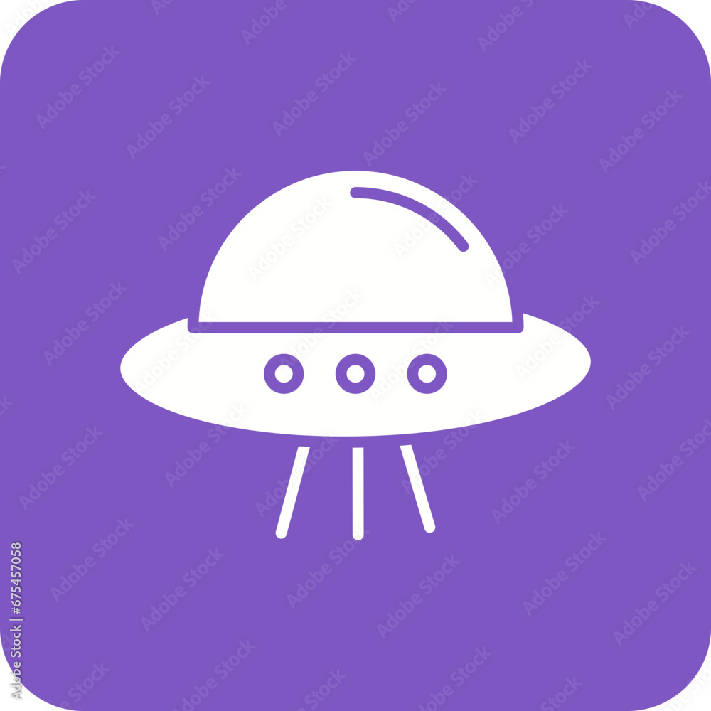 UFO Line Color Icon UFO Line Color Icon