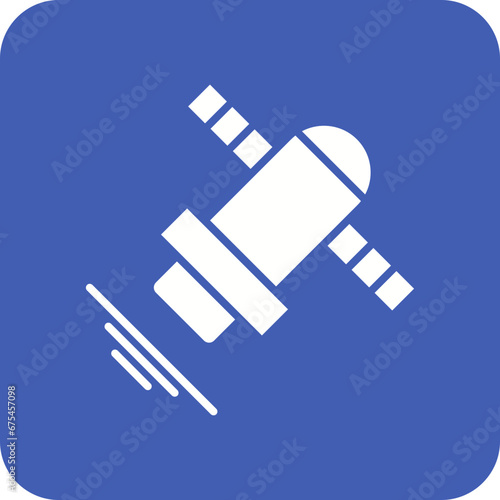 Sputnik Line Color Icon