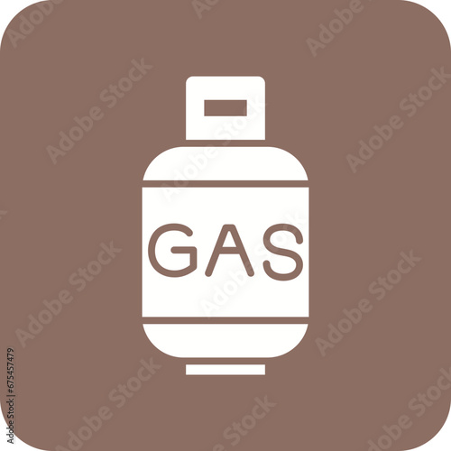 Gas Cylinders Line Color Icon