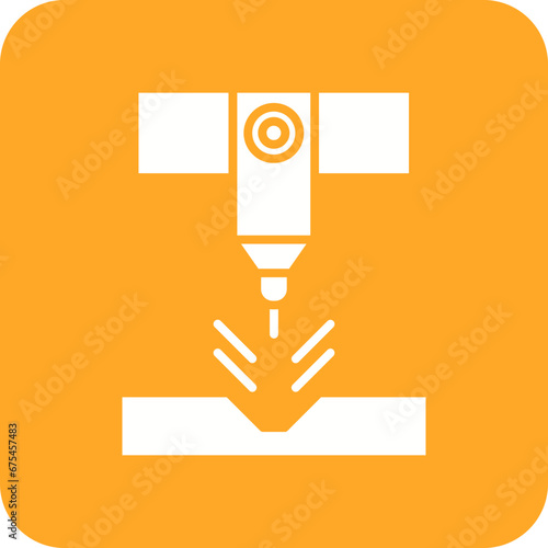 Plasma Laser Line Color Icon