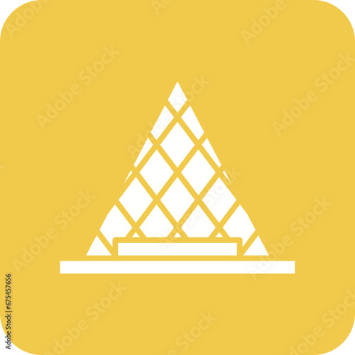 Louvre Line Color Icon