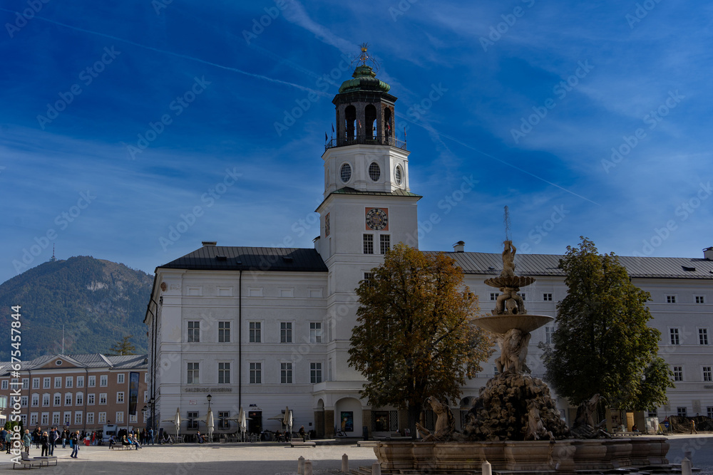 Die schöne Altstadt Salzburg in Österreich