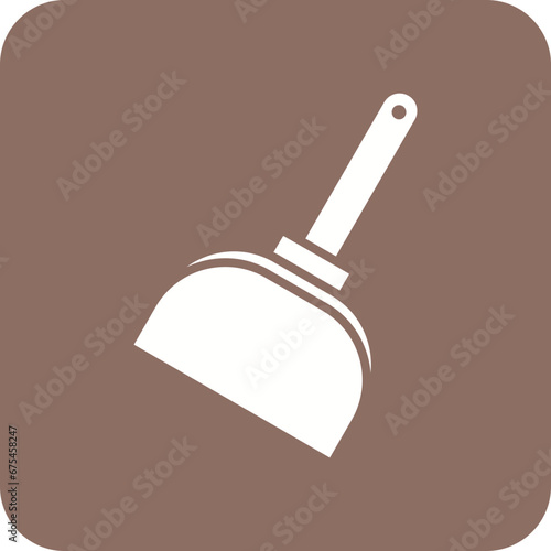 Dustpan Line Color Icon