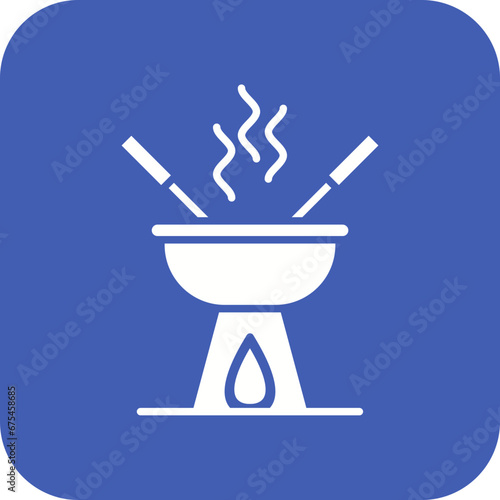 Fondue Line Color Icon
