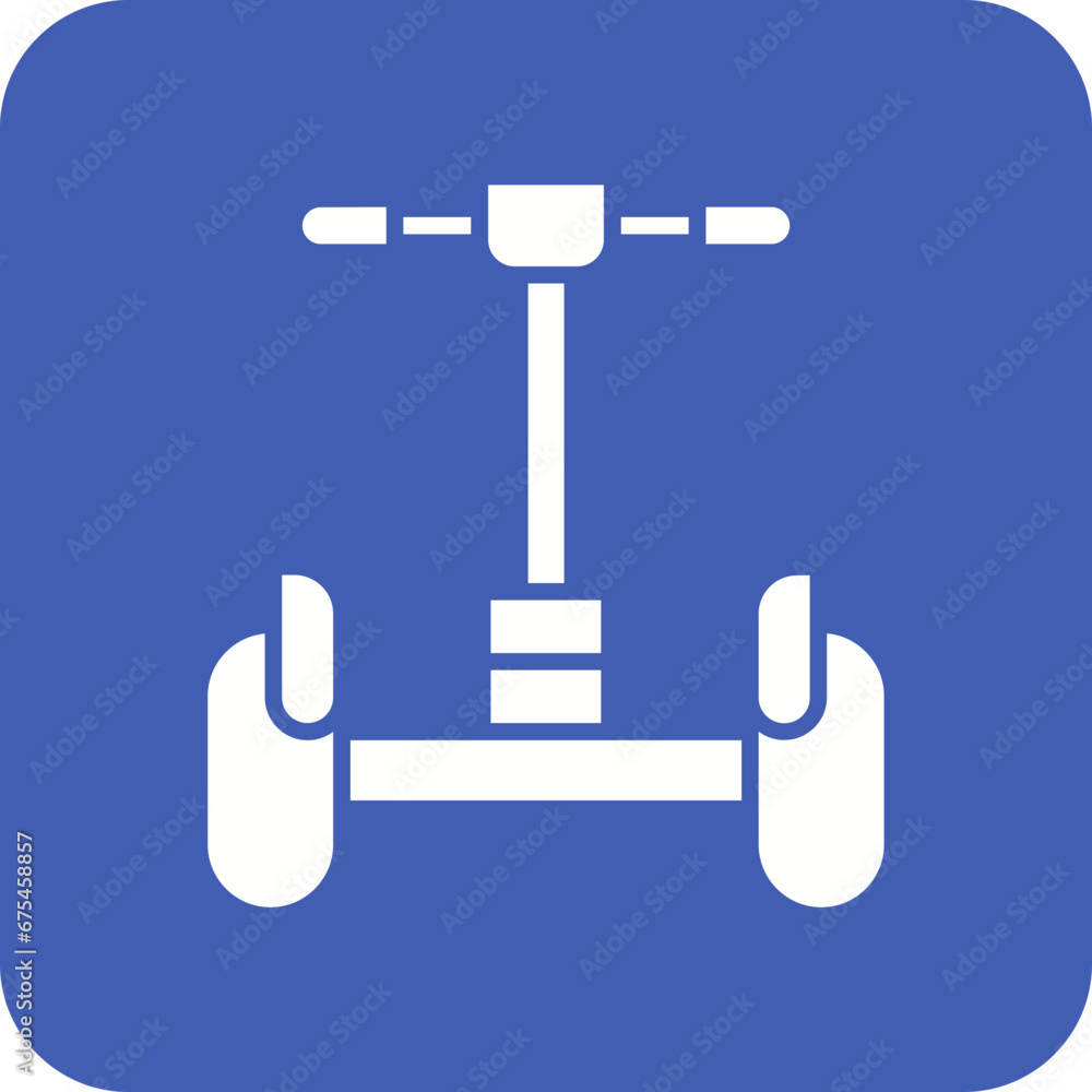 Segway Line Color Icon Segway Line Color Icon