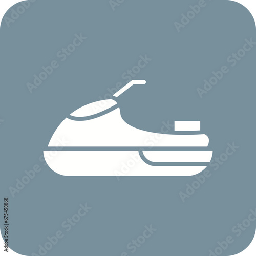 Jet Ski Line Color Icon