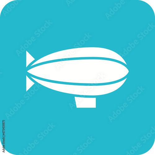 Zeppelin Line Color Icon