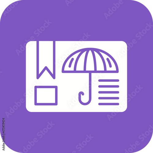 Keep Dry Line Color Icon