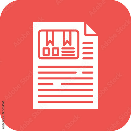 Delivery Note Line Color Icon