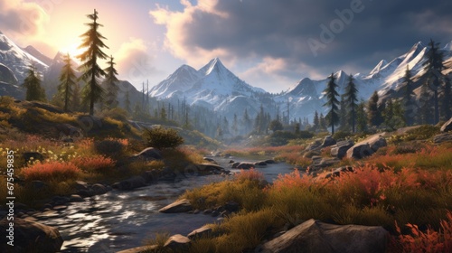 A stunning landscape in evolving immersive and captivating impact game worlds