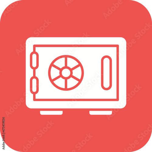 Safebox Line Color Icon